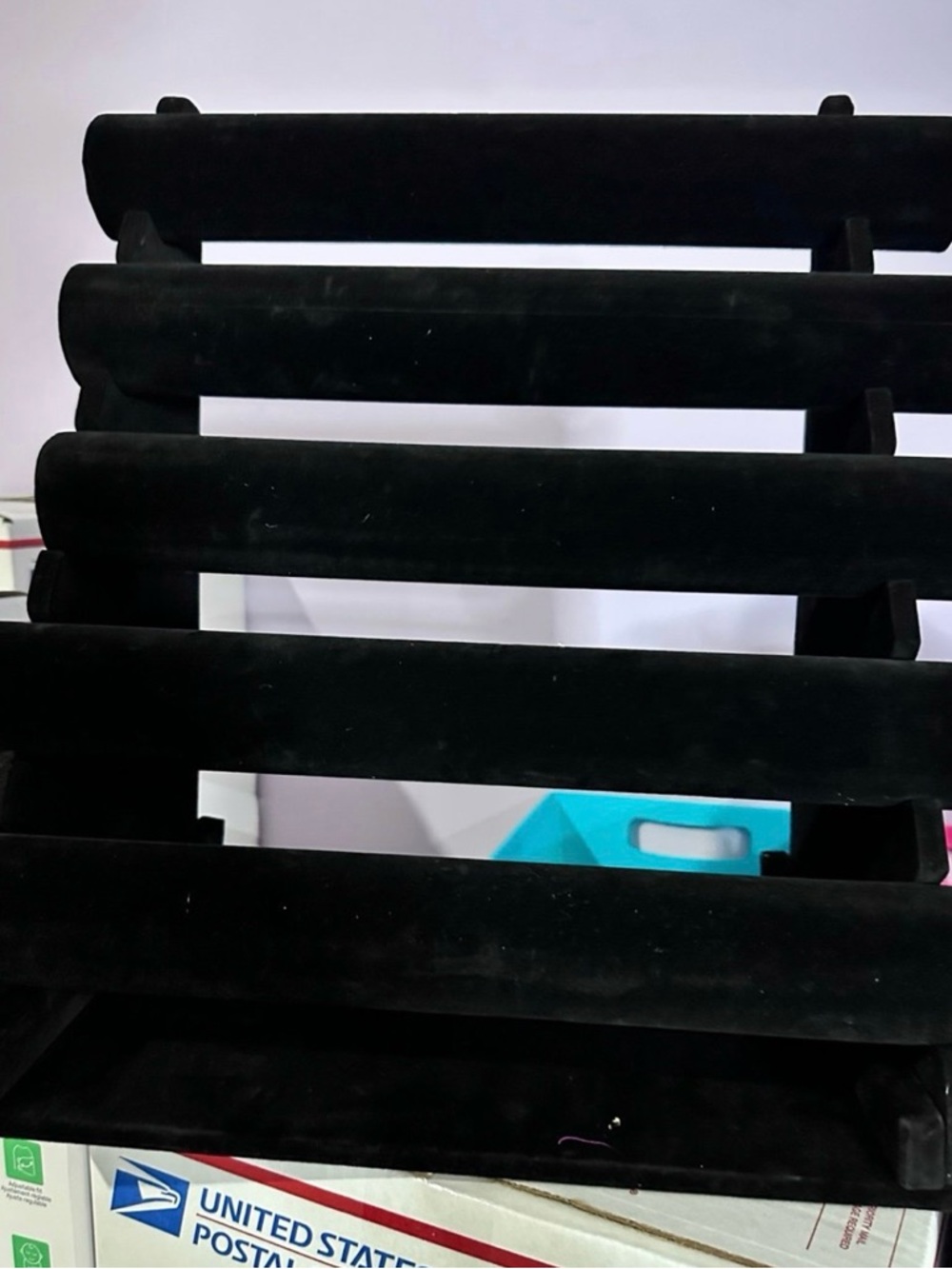 Black Velvet Jewelry Display Stand